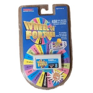 NEW Tiger 1997 Wheel of Fortune Deluxe Game Cartridge Electronic Handheld